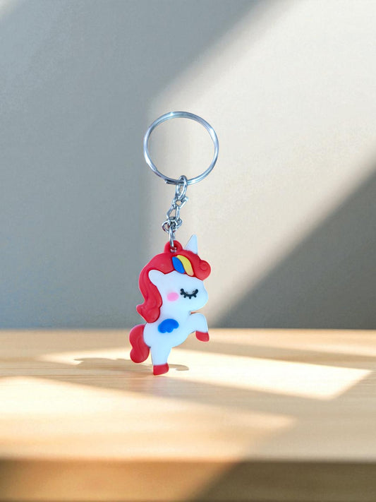 Red Unicorn Keychain (K-175)