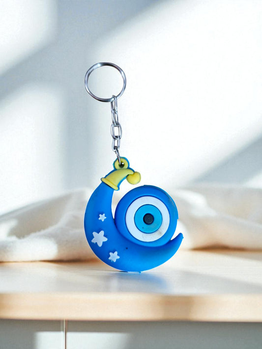 Star Moon Blue Keychain (K-165)