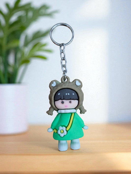 Green Girl Keychain (K-185)