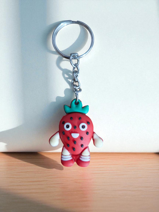Strawberry Keychain ( Pack of one ) (K-200)