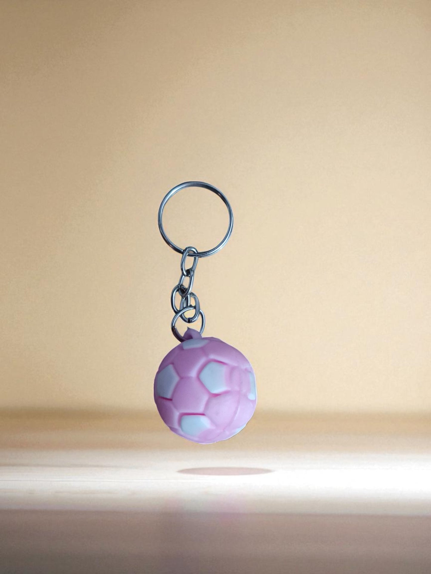 Pink Football Keychain (K-188)