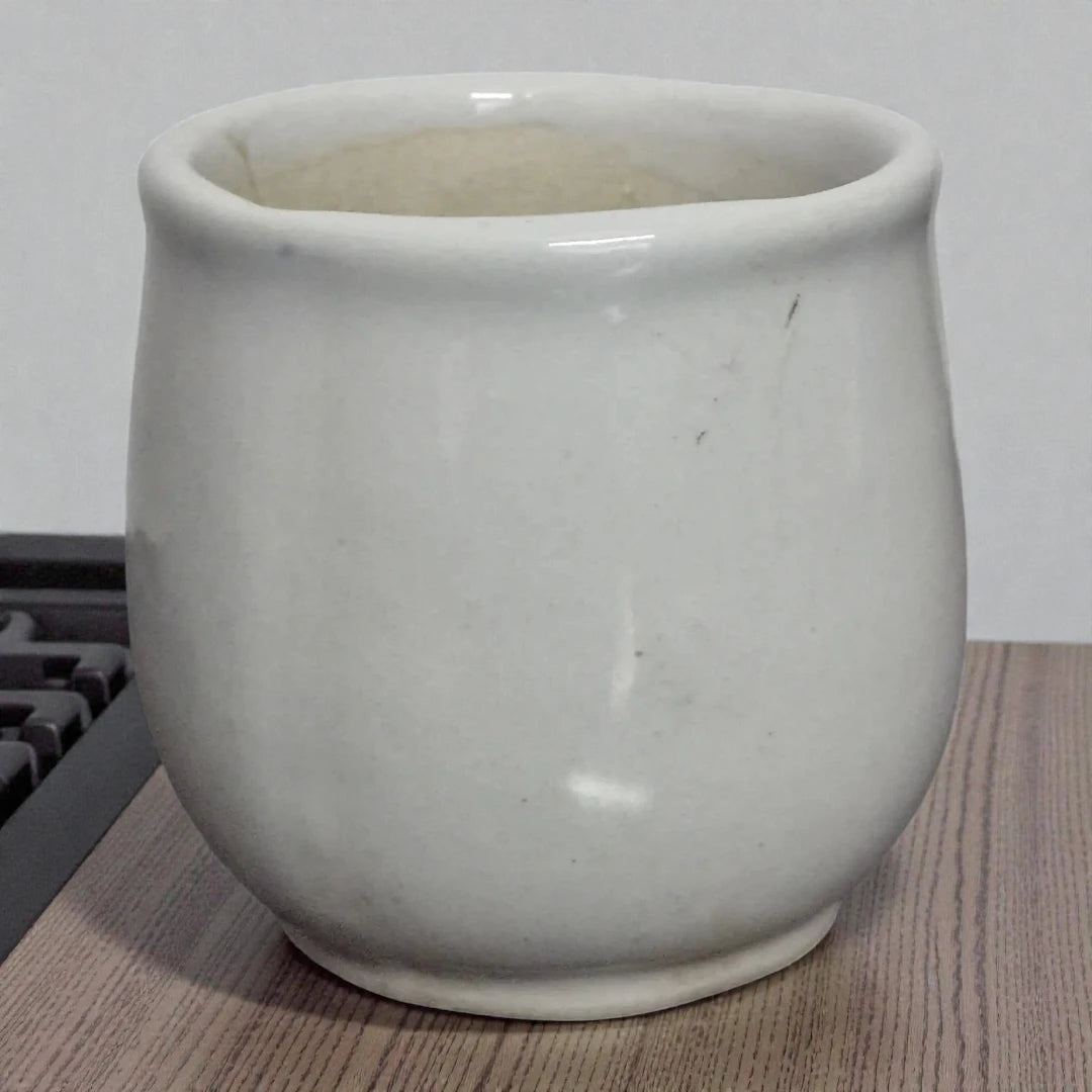 White Ceramic Spout Pot