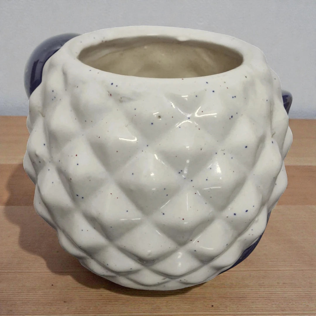 White Diamond Ceramic Pot