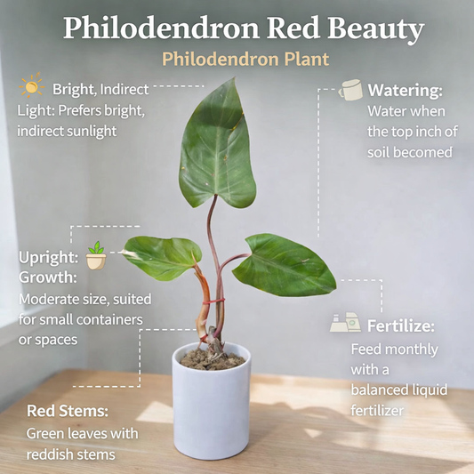 Philodendron Red Beauty Plant