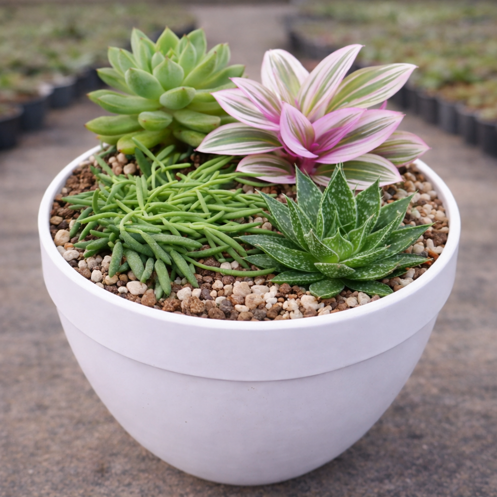 Combo D28 / Succulent & Foliage Plants Set