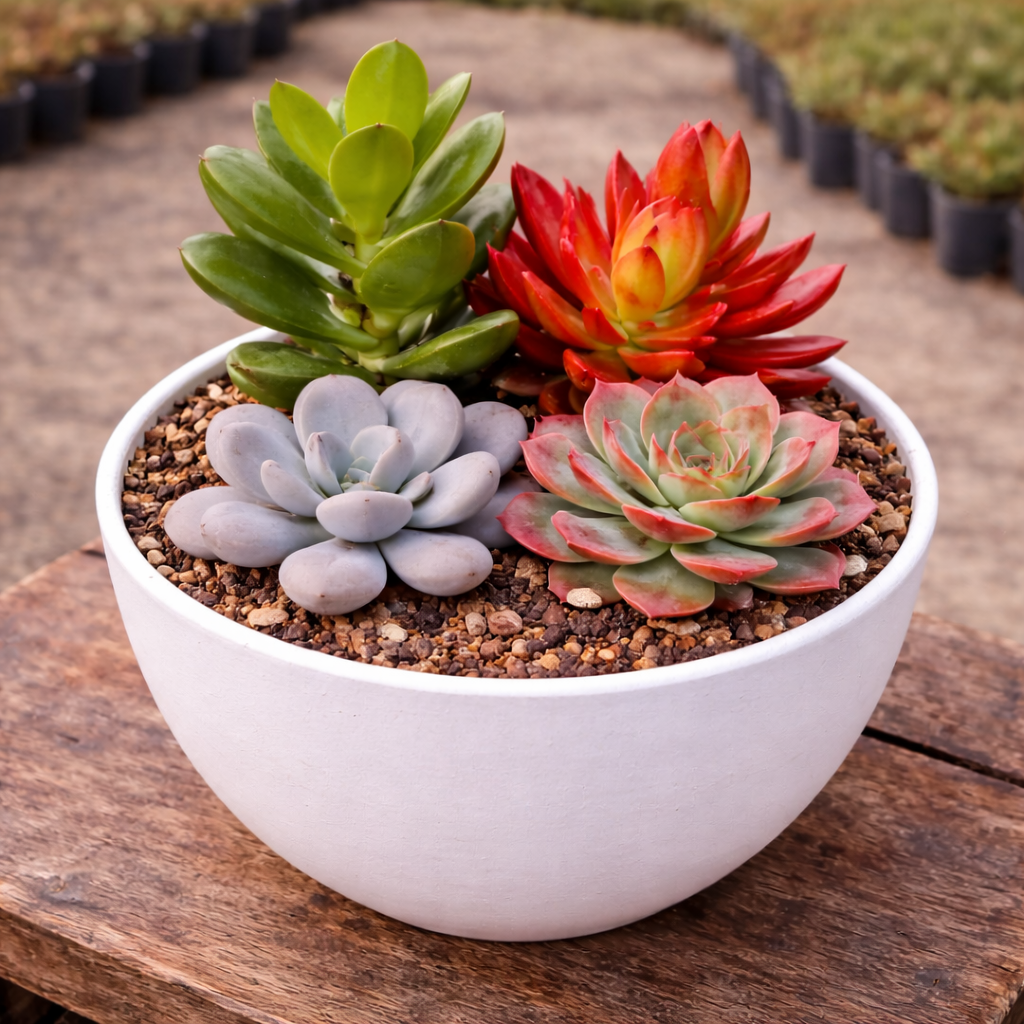 Combo D34 / Red-Toned Indoor Succulent Combo