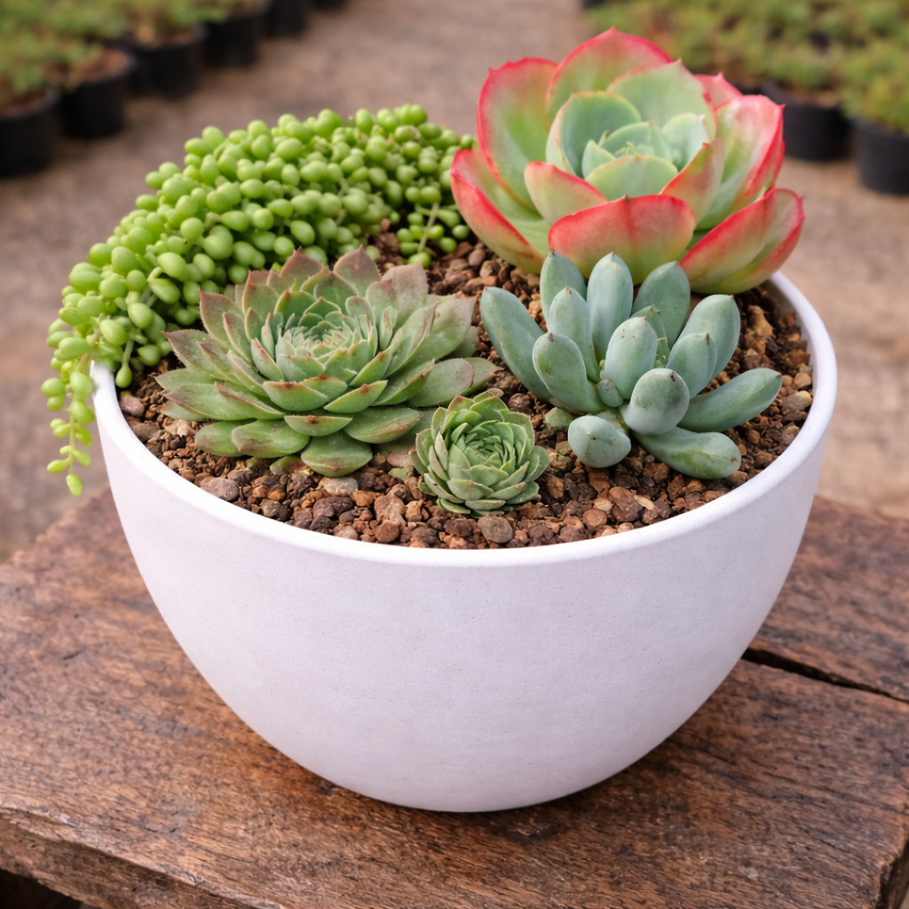 succulent shipping Succulent Combo D41 – 4 Colorful Plants