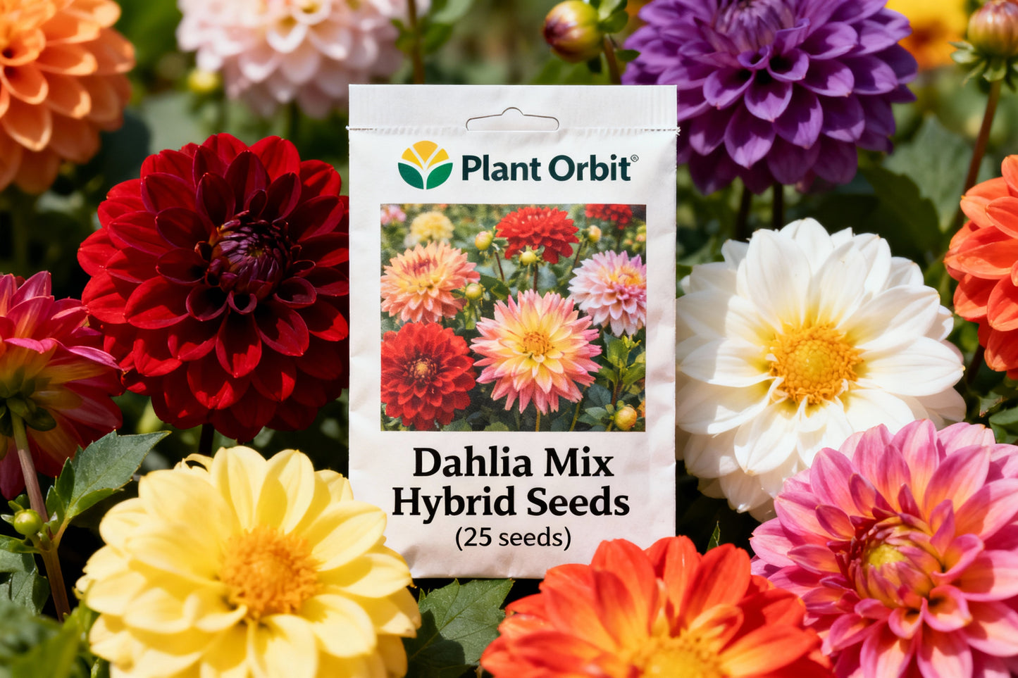 Dahlia Mix Hybrid Seeds (25 seeds)
