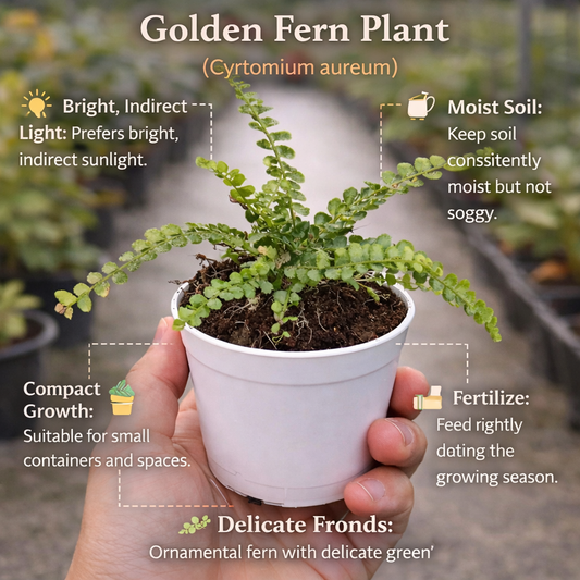 Golden Fern Plant