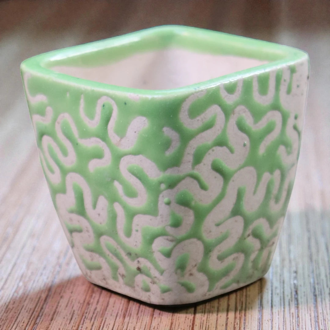 Green Designer Ceramic Pot
