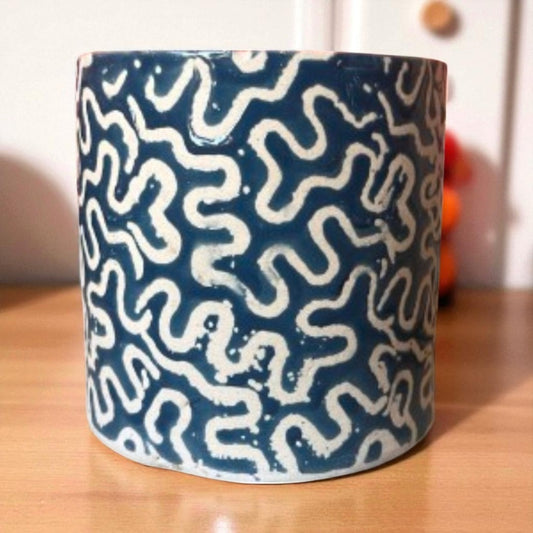 Cylindrical ceramic pots