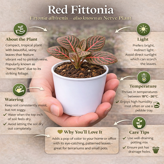Red Fittonia