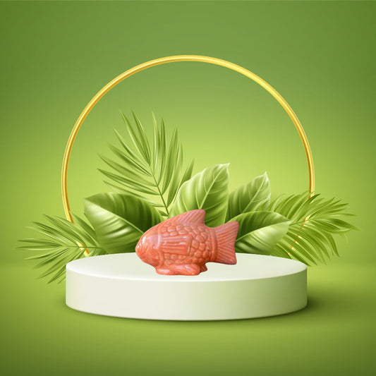 Red Fish Ceramic Miniature (M-239)