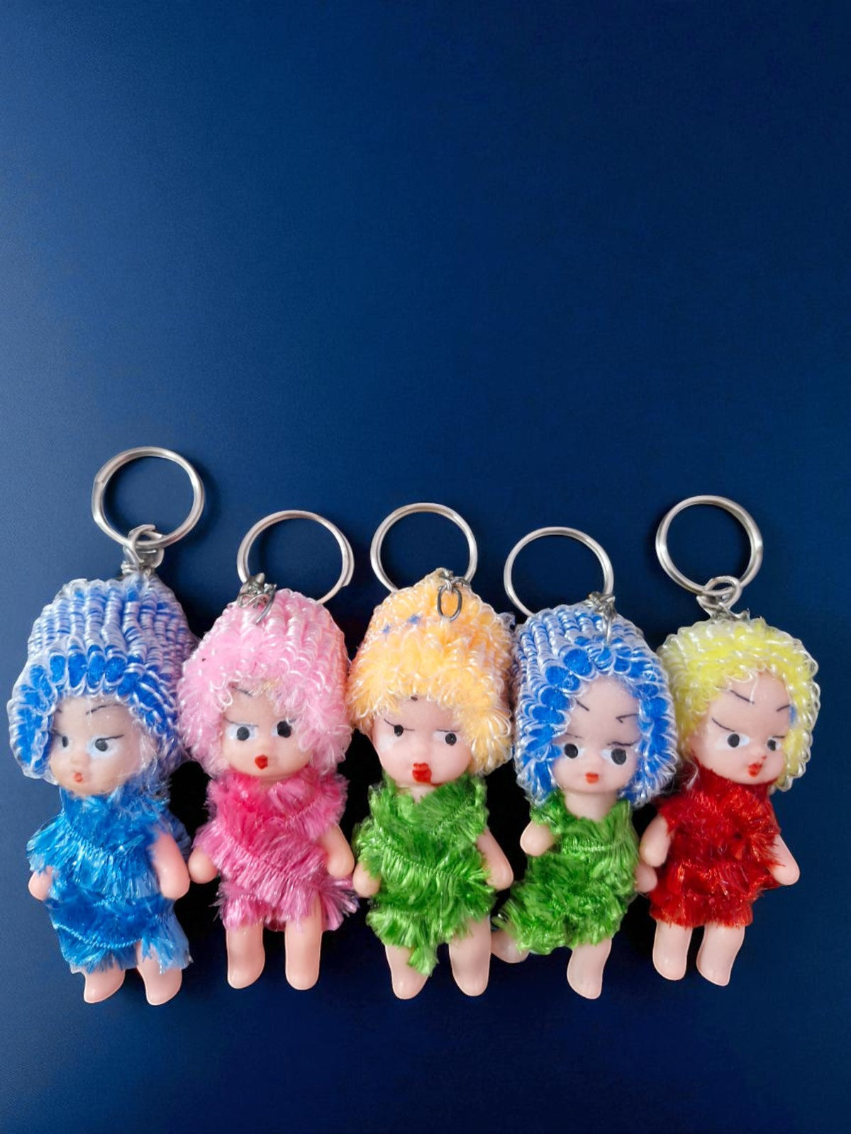 Mini doll multicolour keychain (K-218)