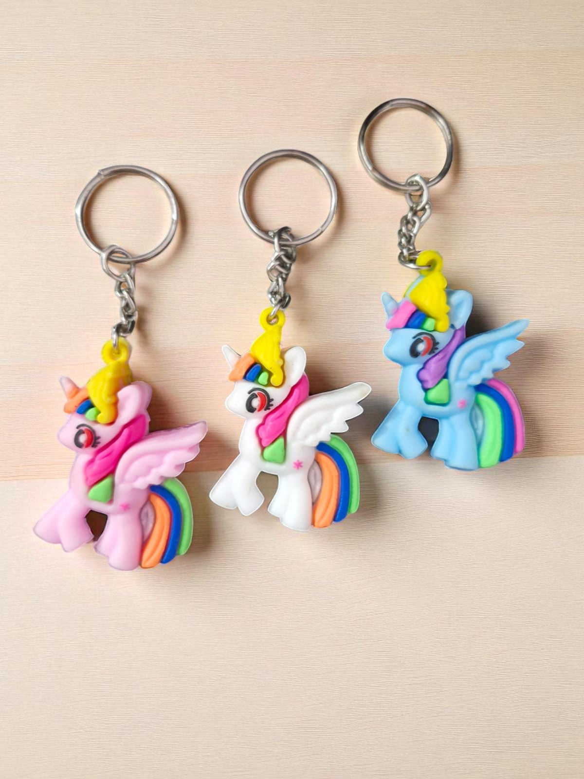 Multicolour Unicorn Keychain (K-219)