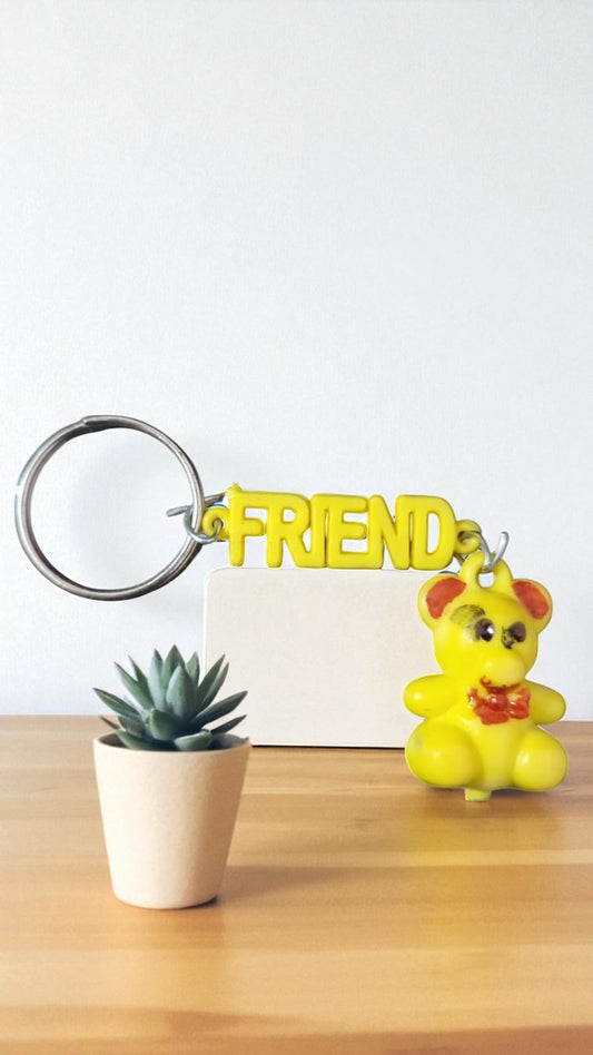 Friend Teddy Keychain (K-145)