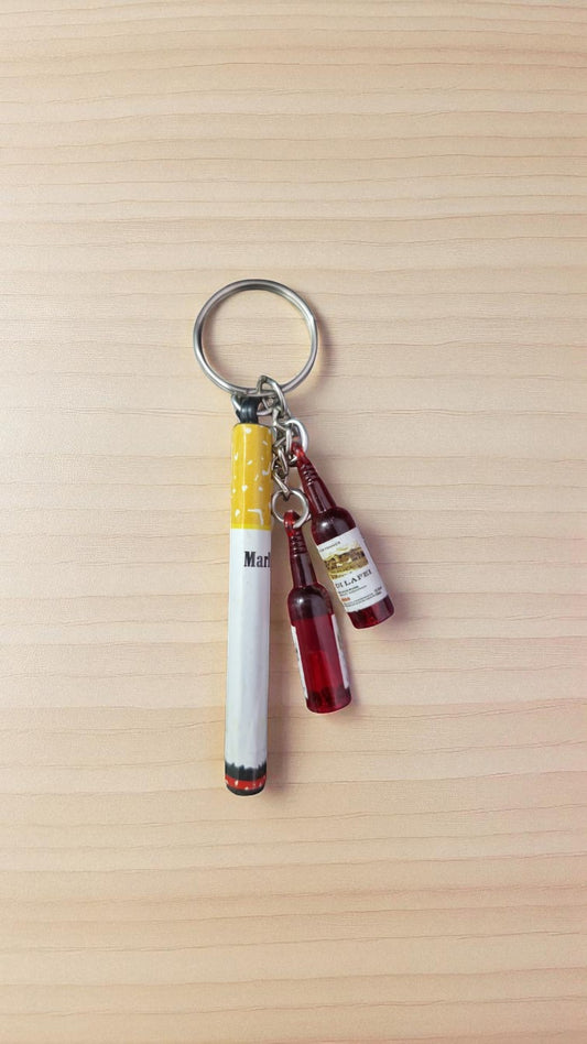 Cigarette Beer Keychain (K-190)