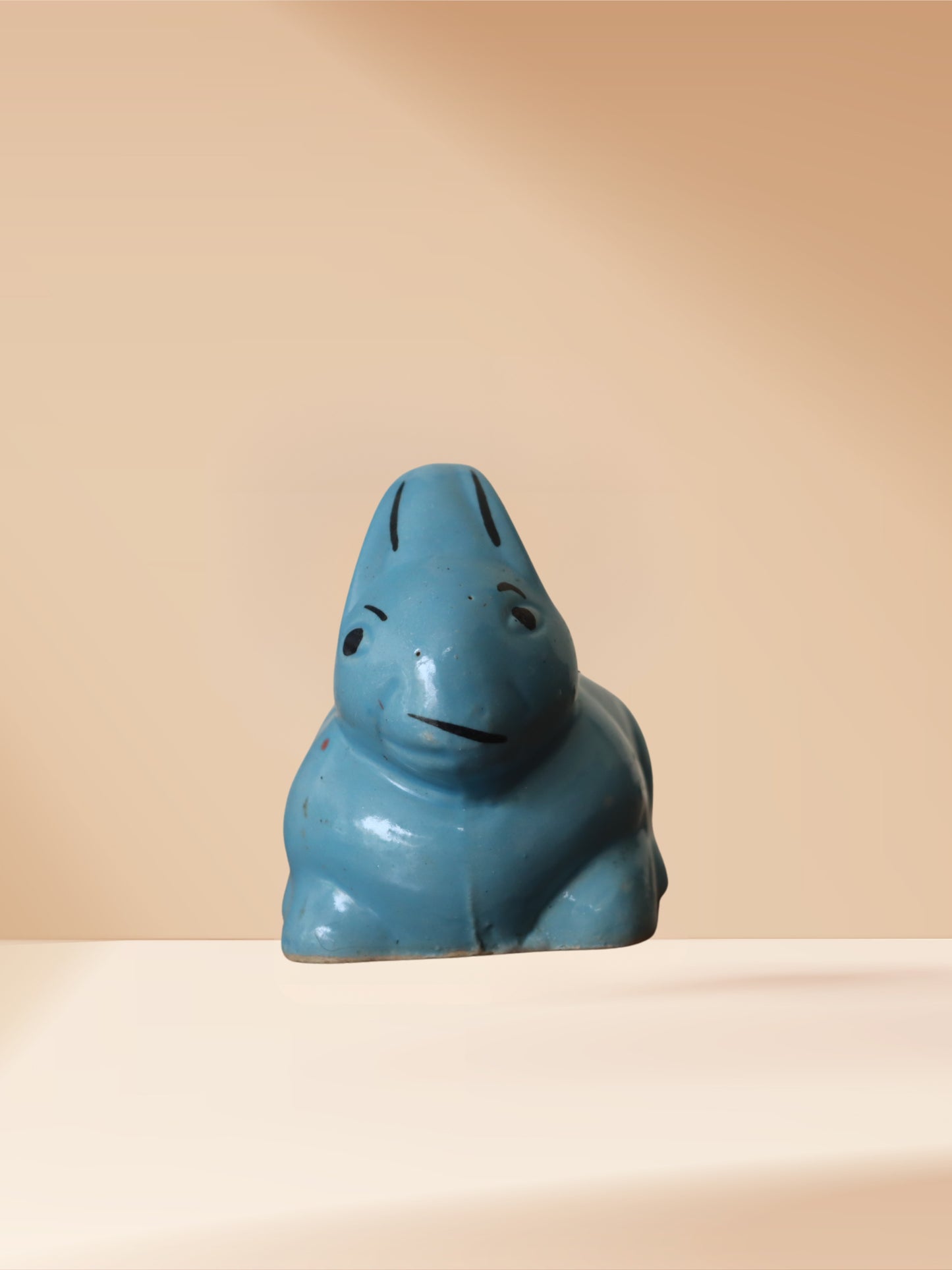 Blue Sitting Animal Planter