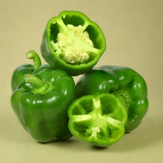 CAPSICUM (GREEN) DESI VEGETABLE SEEDS (20 seeds)