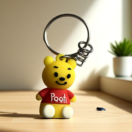 Yellow Pooh Keychain (K-121)