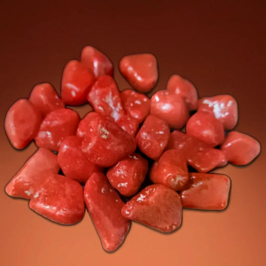 Red Decorative Pebble Stones (100 g)