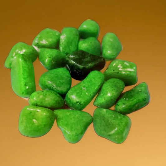 Light Green Decorative Pebble Stones (100 g)