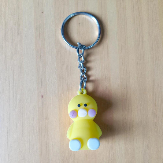 Yellow Pig Keychain (K-124)