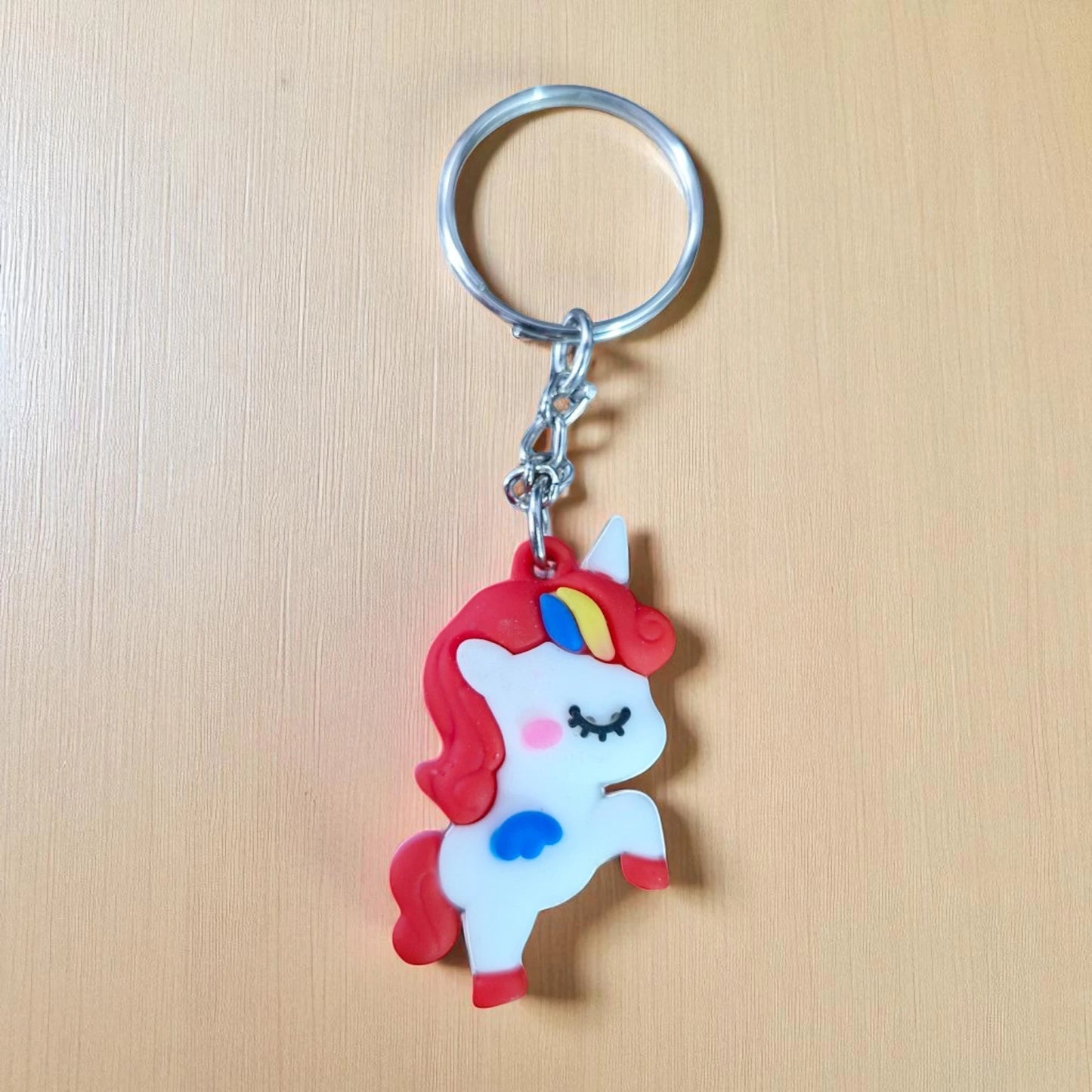 Red Unicorn Keychain (K-175)