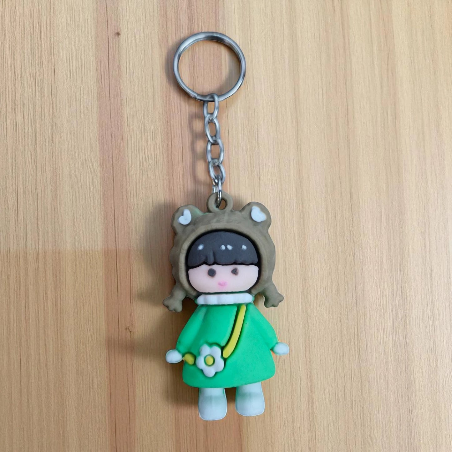 Green Girl Keychain (K-185)