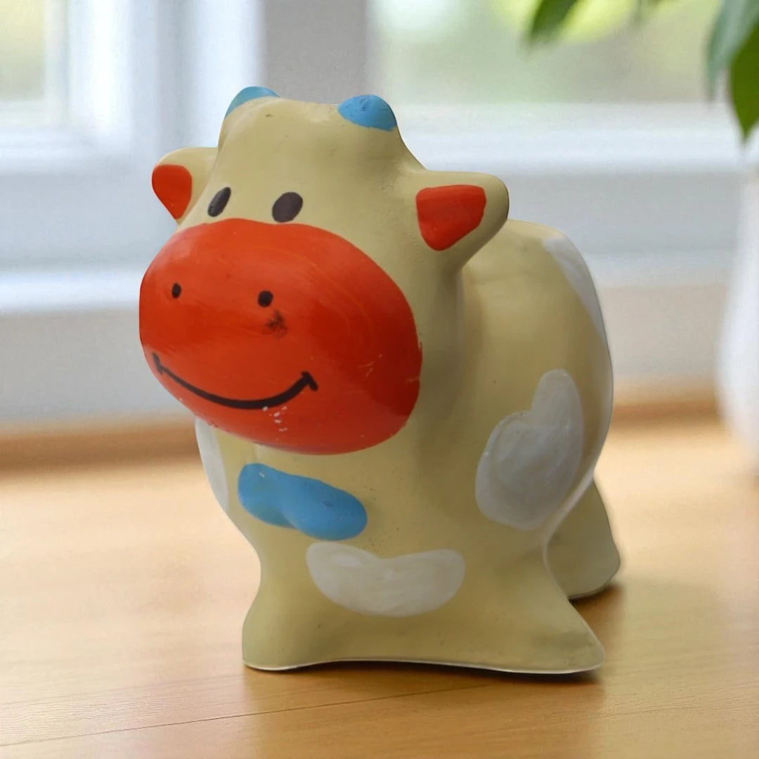 Cow Light Yellow Planter