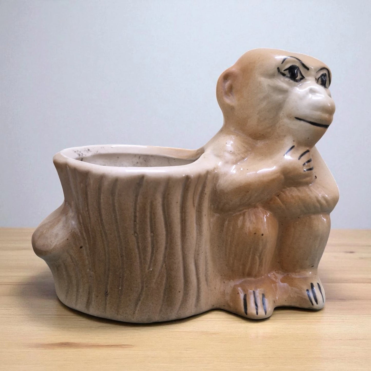 Sitting Monkey Planter