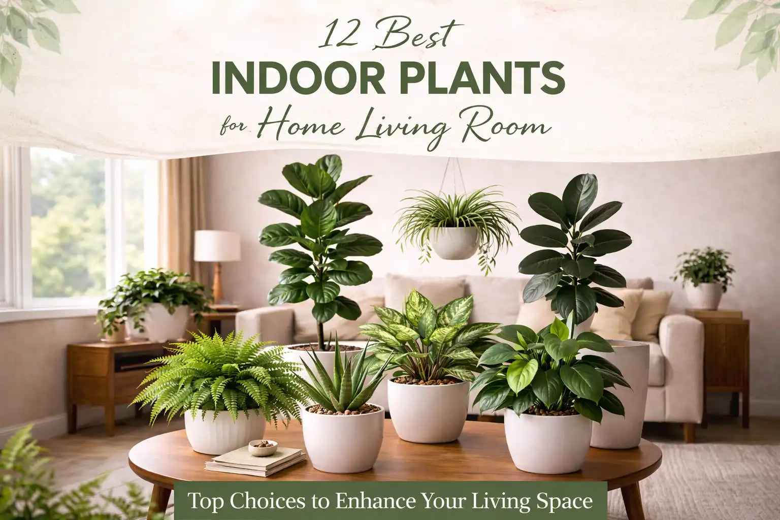 12 Best Indoor Plants for Home Living Room in 2026