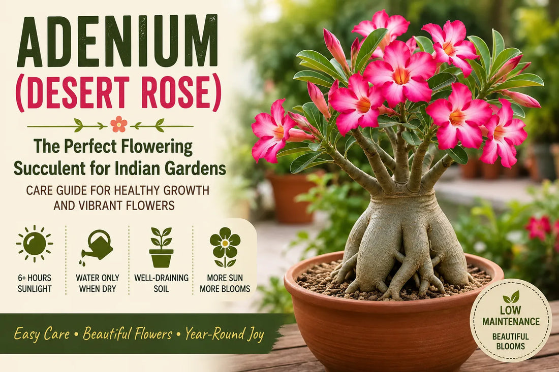 Adenium (Desert Rose) Care Guide for Indian Climate