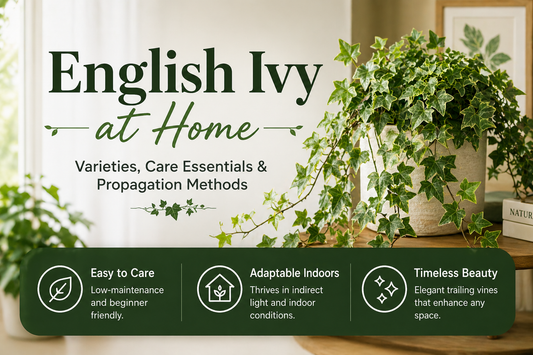 English Ivy at Home: Varieties, Care Essentials & Propagation Methods