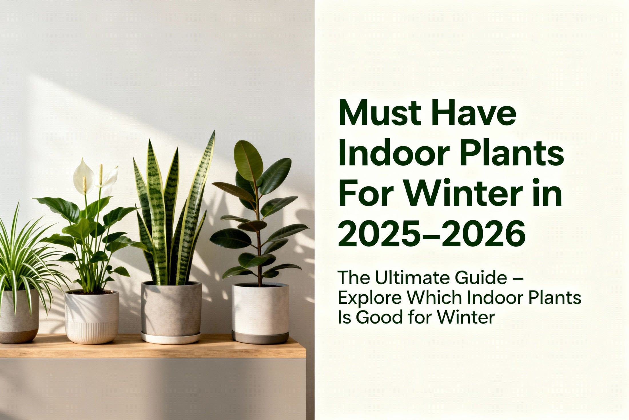 Indoor Plants for Winter 2025–2026: Top Picks & Care Guide – Plant Orbit