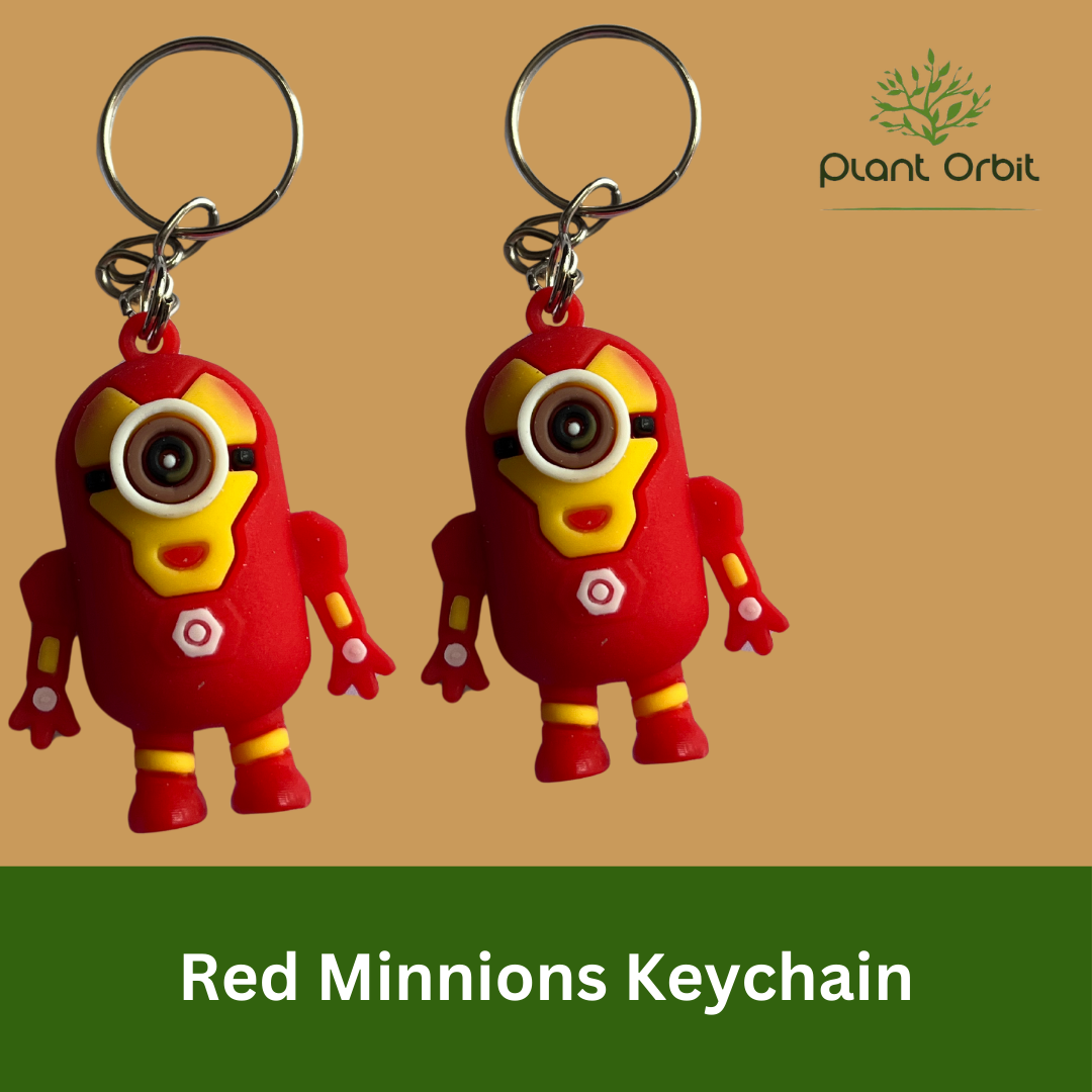 Red minions Keychain