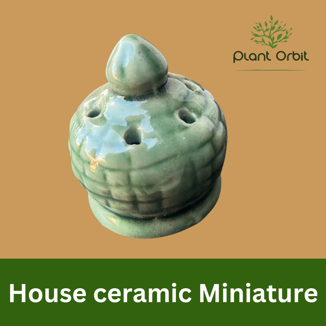 Green house ceramic miniature