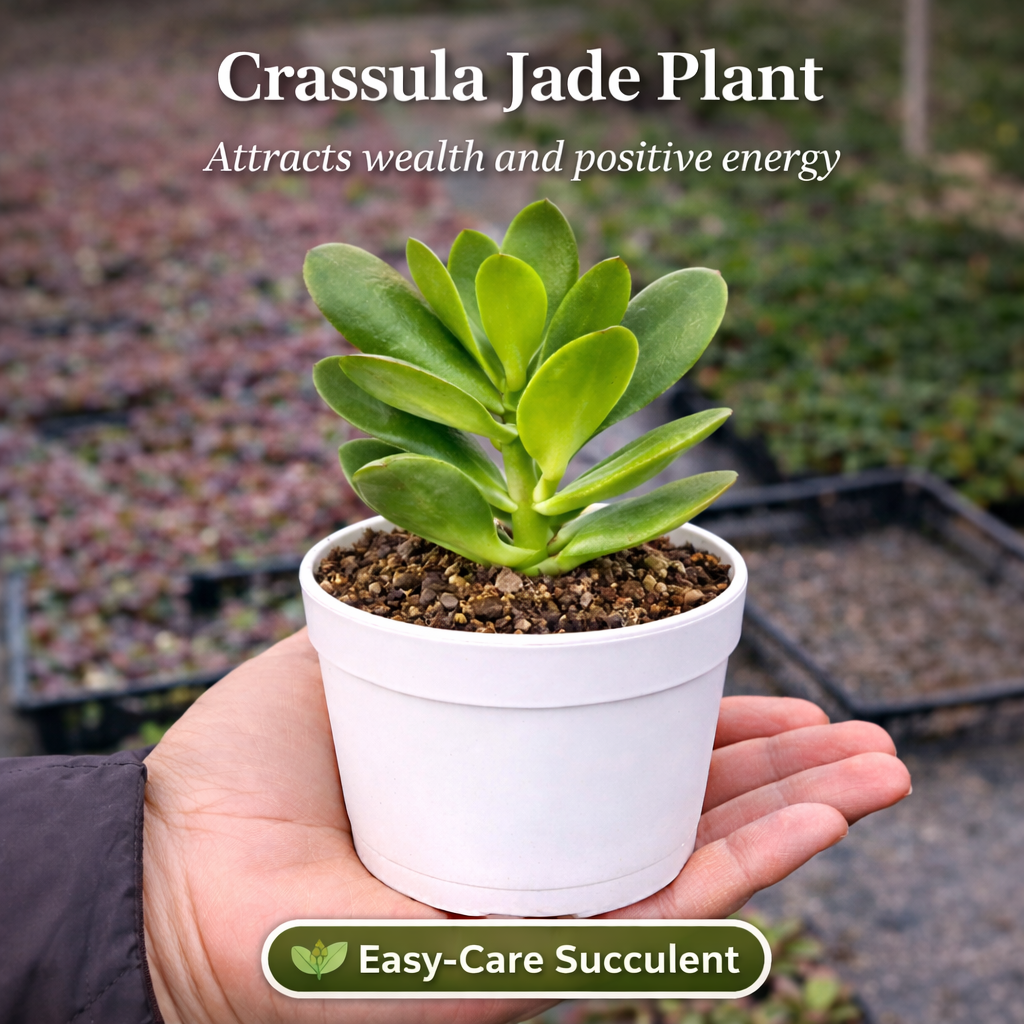 Lucky Green Succluent Plant Combo- Set of 5 Live Succulent Plants by Plant Orbit