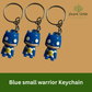 Blue small warrior Keychain