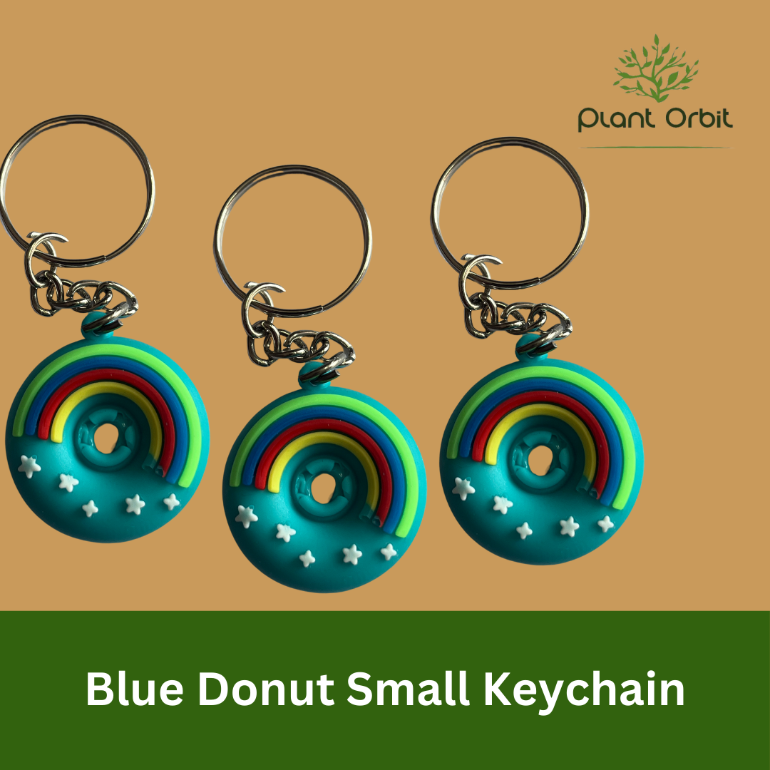 Blue Doughnuts small Keychain