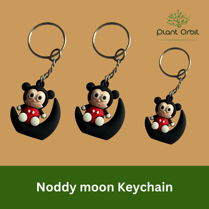 Noddy Moon Keychain (K-172)