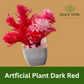 Artificial Plant Dark Red