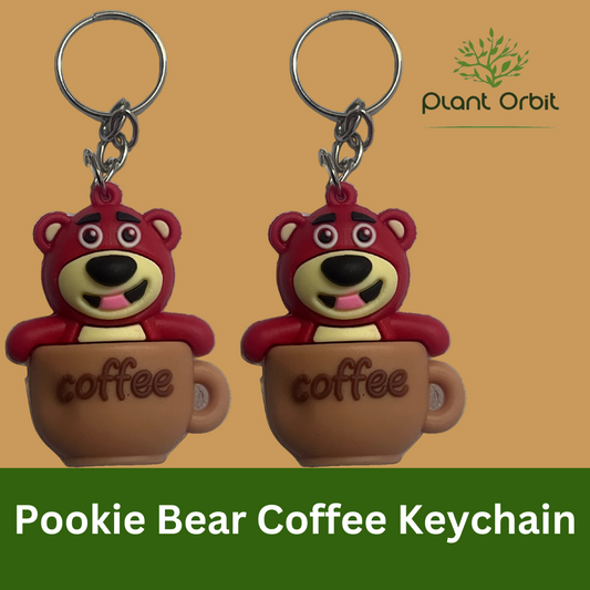 Pookie Bear Coffee Keychain ( Pack of one )