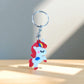 Red Unicorn Keychain (K-175)