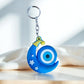 Star Moon Blue Keychain (K-165)