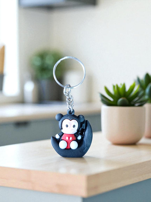 Noddy Moon Keychain (K-172)