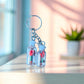 Bottle Rose Keychain (K-164)