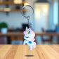 Pink Unicorn Keychain ( Pack of one ) (K-174)