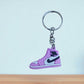 Purple Shoe Keychain (K-186)