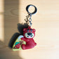 Pookie Bear Pizza Keychain ( Pack of one ) (K-206)